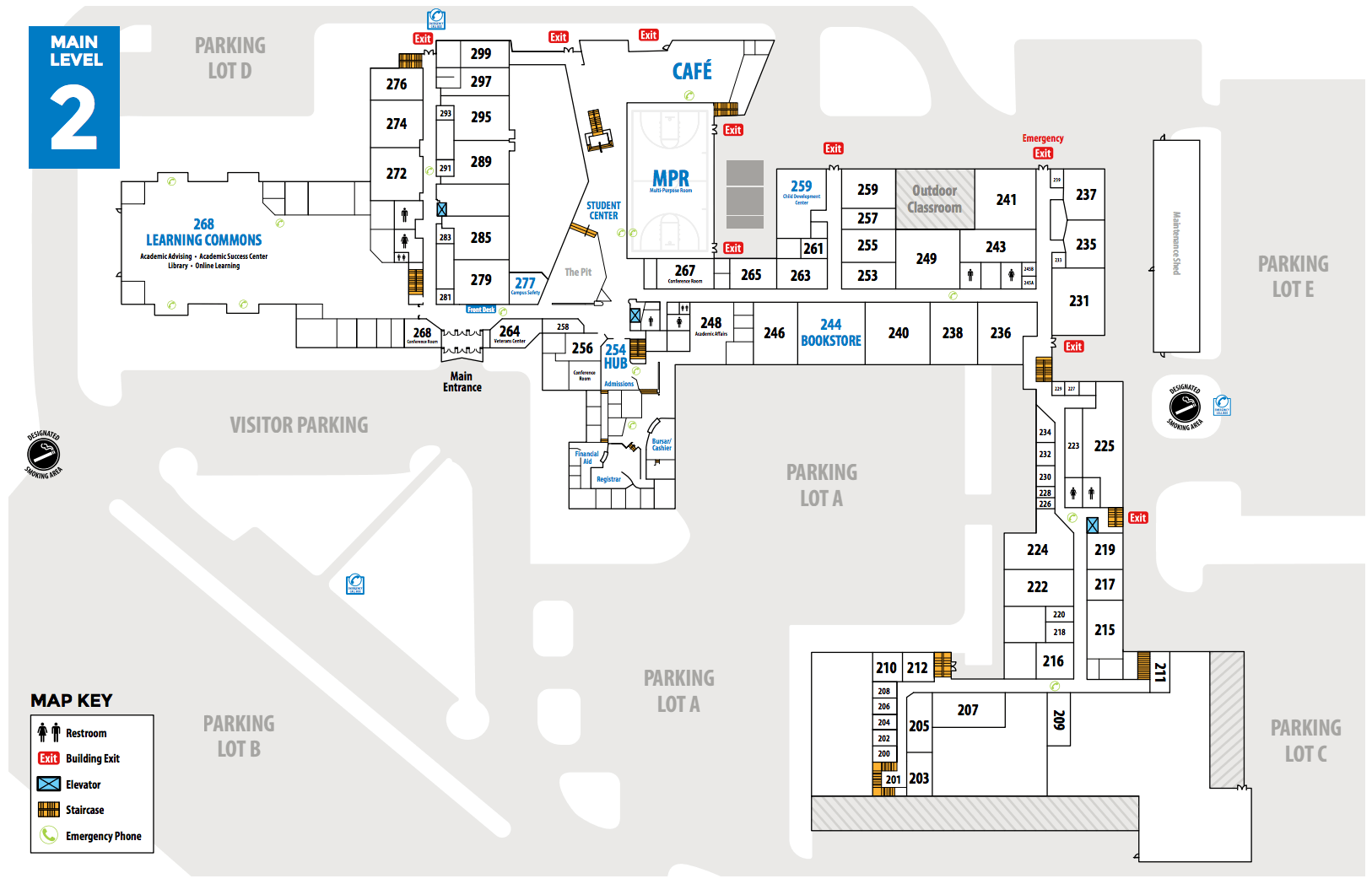 Discover Our MCC Campus with a Campus Map and Virtual Tour